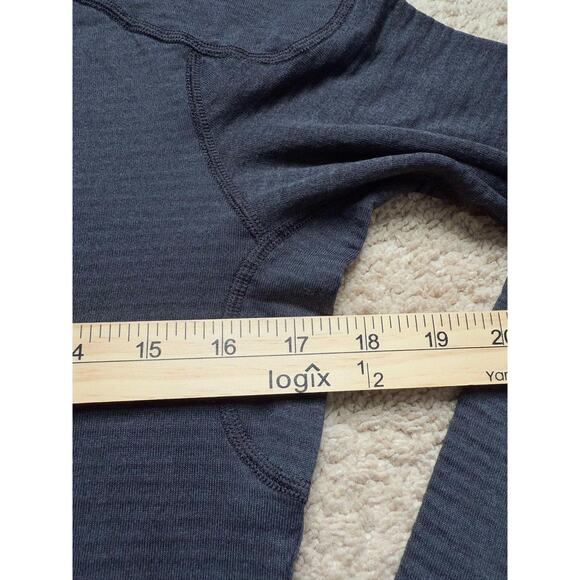 Patagonia 1/4 Zip Ribbed Layering Long Sleeve Zip Neck Shirt Black Mens Small - Picture 9 of 9